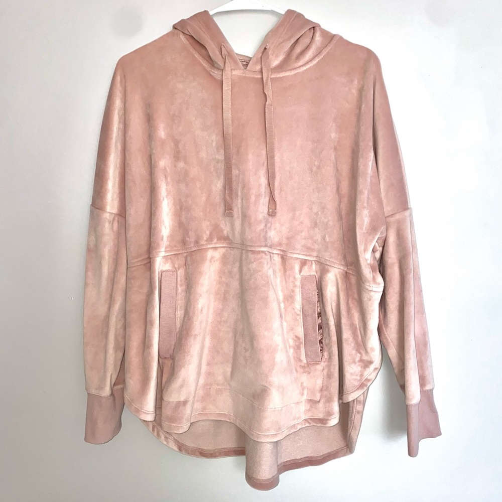 DKNY Fuzzy Oversized Hoodie